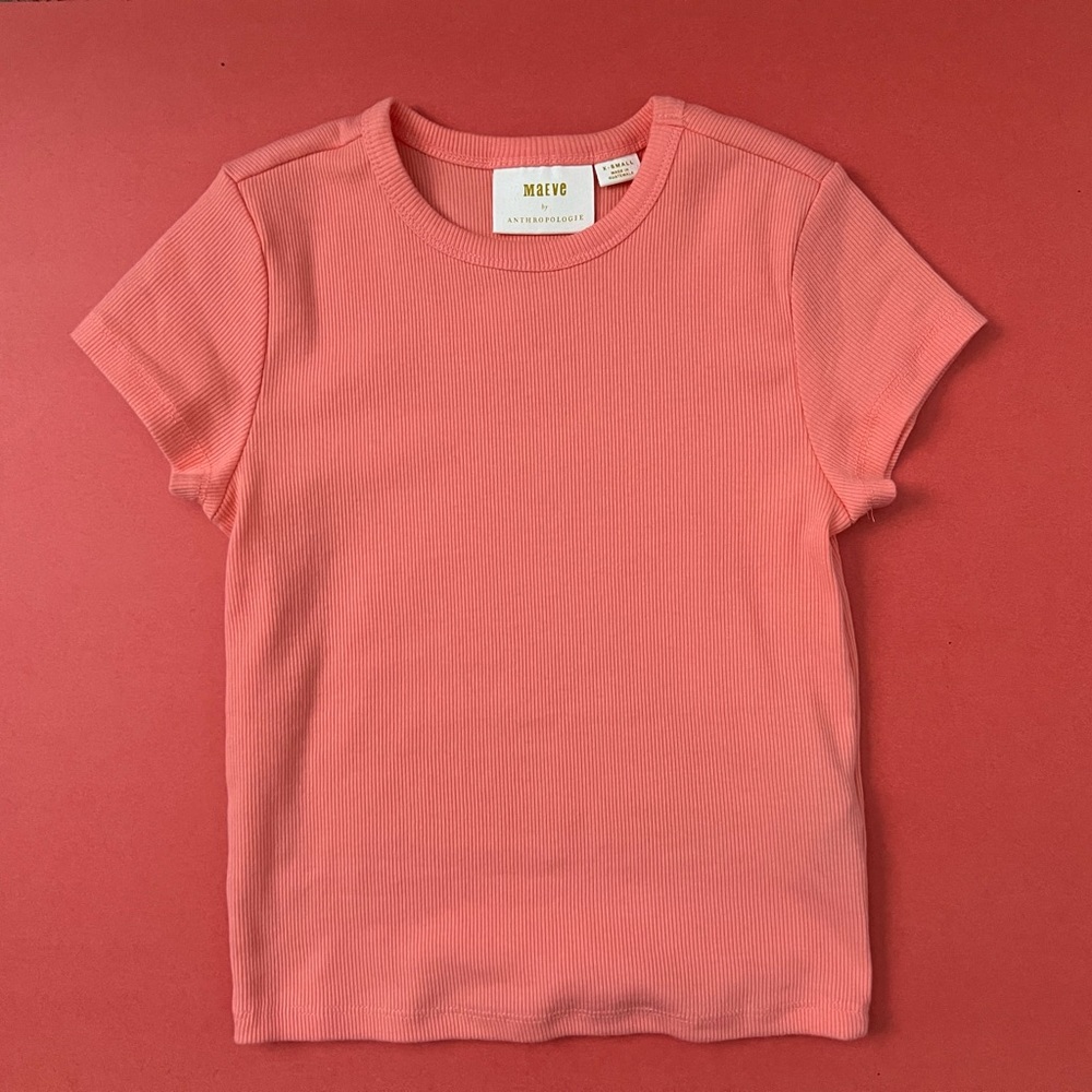 Maeve Coral Baby Tee